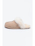 UGG Papuci de casa de piele intoarsa cu garnituri de piele de oaie Scuffette II - Pled.ro