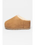 UGG Saboti din piele intoarsa cu talpa flatform Pumped - Pled.ro