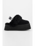 UGG Saboti slingback flatform din piele intoarsa Funkette - Pled.ro