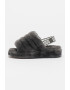 UGG Papuci slingback de casa din piele de oaie Fluff Yeah - Pled.ro