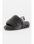 UGG Papuci slingback de casa din piele de oaie Fluff Yeah - Pled.ro