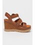 UGG Sandale wedge de piele Abbot - Pled.ro