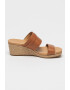 UGG Papuci wedge de piele Ebelle - Pled.ro