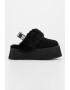 UGG Saboti slingback flatform din piele intoarsa Funkette - Pled.ro