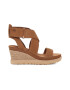 UGG Sandale-espadrile de piele intoasa cu velcro Ileana - Pled.ro