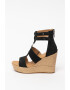 UGG Sandale tip espadrile din piele intoarsa cu talpa wedge Kolfax - Pled.ro