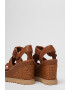 UGG Sandale wedge de piele Abbot - Pled.ro