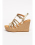 UGG Sandale wedge tip espadrile de piele Cressida - Pled.ro