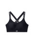 Under Armour Bustiera cu suport ridicat si bretele incrucisate pe spate pentru fitness Infinity - Pled.ro