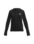 Under Armour Hanorac cu fermoar si imprimeu logo discret pentru fitness Rival - Pled.ro