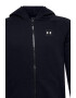 Under Armour Hanorac cu fermoar si maneci raglan pentru fitness Rival - Pled.ro