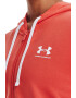 Under Armour Hanorac din amestec de lyocell cu fermoar pentru fitness Rival - Pled.ro