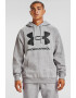 Under Armour Hanorac din fleece cu imprimeu logo si maneci raglan pentru fitness Rival - Pled.ro