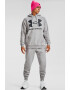 Under Armour Hanorac din fleece cu imprimeu logo si maneci raglan pentru fitness Rival - Pled.ro