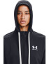 Under Armour Hanorac din material fleece cu fermoar pentru fitness Rival - Pled.ro