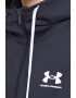 Under Armour Hanorac din material fleece cu fermoar pentru fitness Rival - Pled.ro