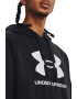 Under Armour Hanorac lejer cu imprimeu logo pentru fitness Rival - Pled.ro