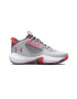 Under Armour Pantofi de piele cu garnituri de plasa pentru baschet Lockdown 6 - Pled.ro