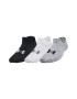 Under Armour Set de sosete unisex pana la glezna pentru antrenament Essential - 3 perechi - Pled.ro