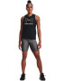 Under Armour Top din amestec de bumbac cu decupaj racerback si imprimeu logo pentru fitness - Pled.ro