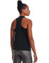 Under Armour Top din amestec de bumbac cu decupaj racerback si imprimeu logo pentru fitness - Pled.ro