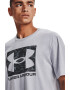 Under Armour Tricou cu imprimeu logo pentru fitness ABC Camo - Pled.ro