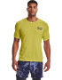 Under Armour Tricou cu imprimeu text pentru antrenament Front of Class Mood - Pled.ro