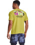 Under Armour Tricou cu imprimeu text pentru antrenament Front of Class Mood - Pled.ro