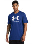 Under Armour Tricou din amestec de bumbac cu imprimeu logo pentru fitness - Pled.ro