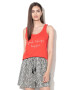 Undercolors of Benetton Top de casa cu broderie text - Pled.ro