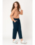 UNDRESS Pantaloni crop din amestec de lyocell Charlie - Pled.ro