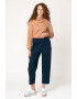 UNDRESS Pantaloni crop din amestec de lyocell Charlie - Pled.ro