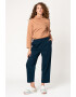 UNDRESS Pantaloni crop din amestec de lyocell Charlie - Pled.ro