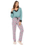 Uniconf Pijama dama din modal PFV56IMP104 - Pled.ro