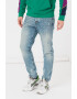 United Colors of Benetton Blugi slim fit cu detalii deteriorate - Pled.ro