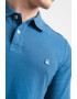 United Colors of Benetton Bluza polo de bumbac cu logo - Pled.ro