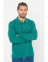 United Colors of Benetton Bluza polo de bumbac cu logo - Pled.ro