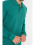 United Colors of Benetton Bluza polo de bumbac cu logo - Pled.ro