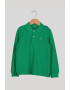 United Colors of Benetton Bluza polo din material pique cu logo brodat discret - Pled.ro