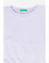 United Colors of Benetton Bluza sport crop cu maneci cazute - Pled.ro