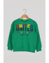 United Colors of Benetton Bluza sport de bumbac cu imprimeu - Pled.ro