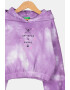 United Colors of Benetton Hanorac cu model tie-dye si detaliu text - Pled.ro