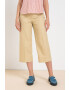 United Colors of Benetton Pantaloni culotte cu talie inalta - Pled.ro