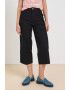 United Colors of Benetton Pantaloni culotte cu talie inalta - Pled.ro