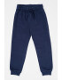 United Colors of Benetton Pantaloni de trening din bumbac cu snur in talie - Pled.ro