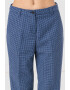 United Colors of Benetton Pantaloni din amestec de lana cu imprimeu houndstooth - Pled.ro