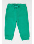 United Colors of Benetton Pantaloni sport cu talie inalta si snur - Pled.ro