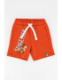 United Colors of Benetton Pantaloni sport scurti de bumbac cu imprimeu grafic - Pled.ro