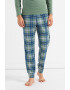 United Colors of Benetton Underwear Pijama de bumbac cu model in carouri - Pled.ro