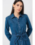 United Colors of Benetton Rochie-camasa midi din denim - Pled.ro